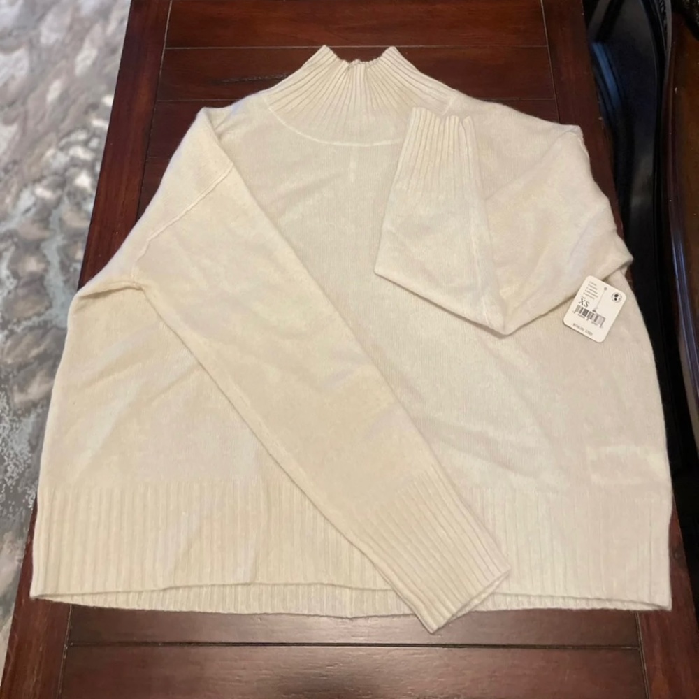 Poppy Cashmere Turtleneck Sweater- XS